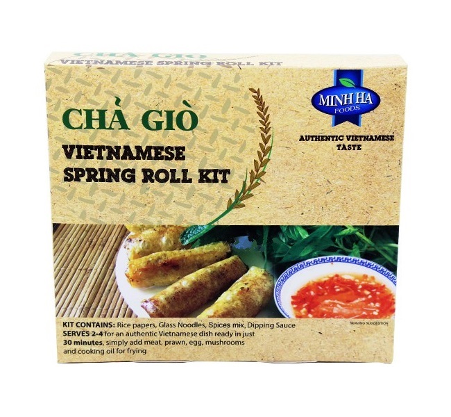 Kit per involtini primavera vietnamiti - Minh Ha 135g. (8 fogli)